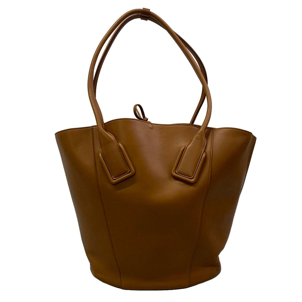 Bottega Veneta Tote Bag Basket Medium Brown Leather — view 3