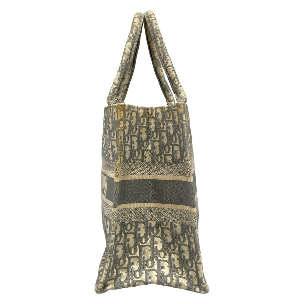 Dior Tote Bag Book Medium Vintage Small Ivory Gray — view 4