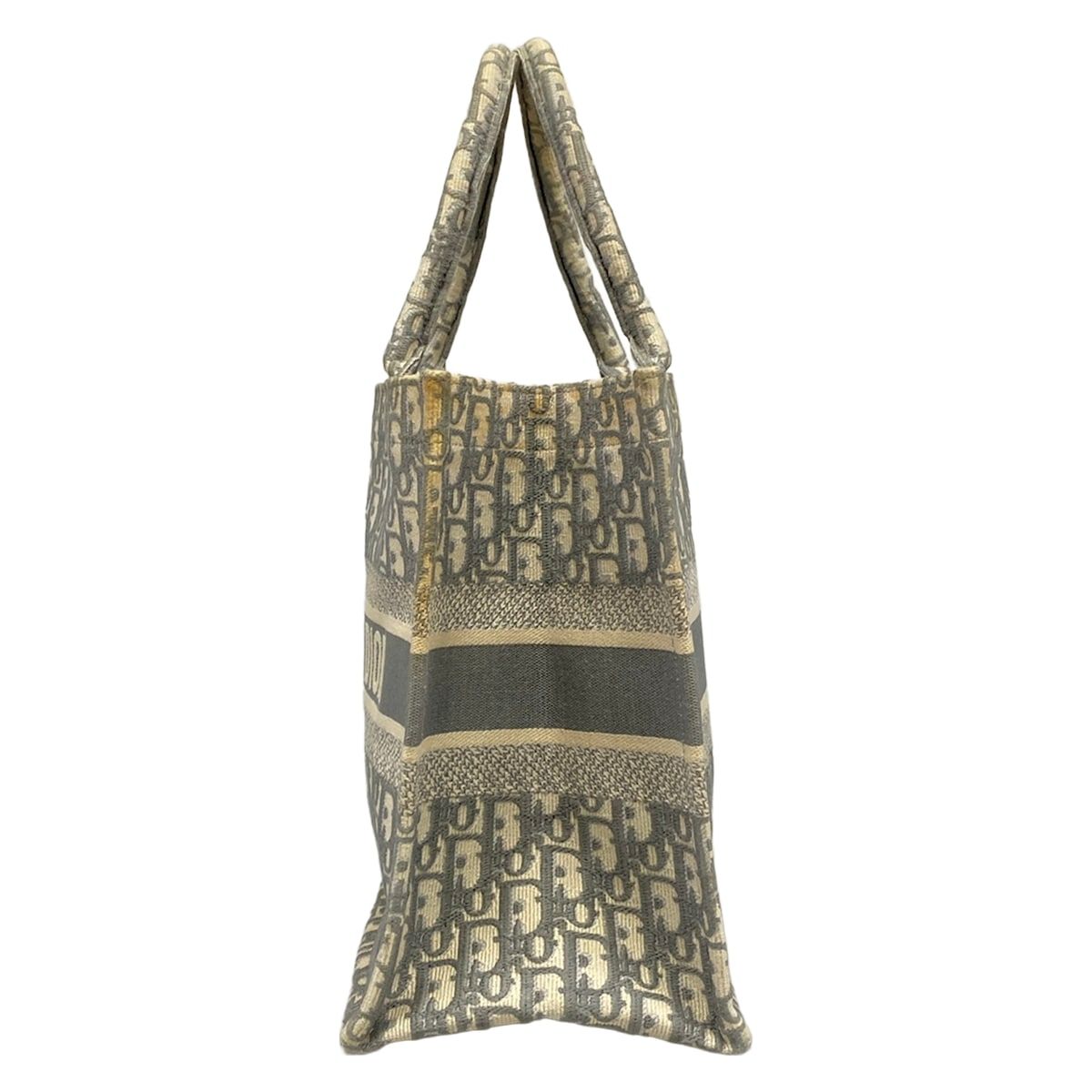 Dior Tote Bag Book Medium Vintage Small Ivory Gray — view 4