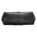 Loewe Shoulder Bag Puzzle Fold Cropped Black Leather — view 5