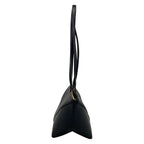 Loewe Shoulder Bag Puzzle Fold Cropped Black Leather — view 2