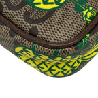 Gucci Waist Pouch GG Plus Supreme Ebony Beige Dark Brown Multi Pineapple Leather — view 6