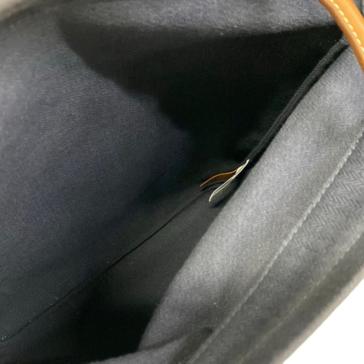 Hermes Shoulder Bag Aline MM Blue Indigo Rouge Fauve — view 7