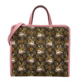 Gucci Tote Bag Yuko Higuchi GG Plus Supreme Beige Dark Brown Multi 2-Way Rabbit