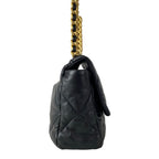 Chanel Shoulder Bag Chanel 19 Large Flap Black Chain 2-Way Lambskin — view 2