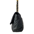 Chanel Shoulder Bag Chanel 19 Large Flap Black Chain 2-Way Lambskin — view 4
