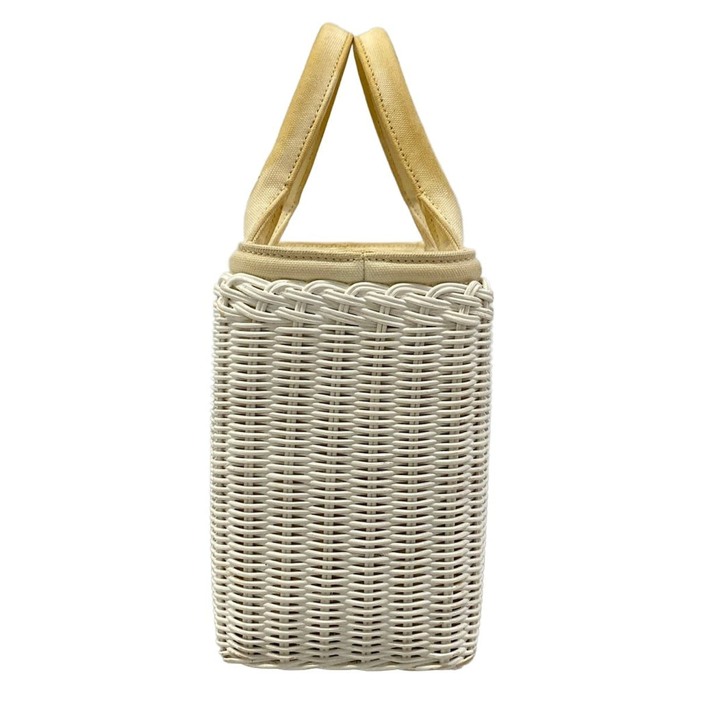 Prada Handbag White Ivory Basket Bag — view 2