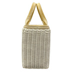 Prada Handbag White Ivory Basket Bag — view 2