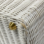 Prada Handbag White Ivory Basket Bag — view 6