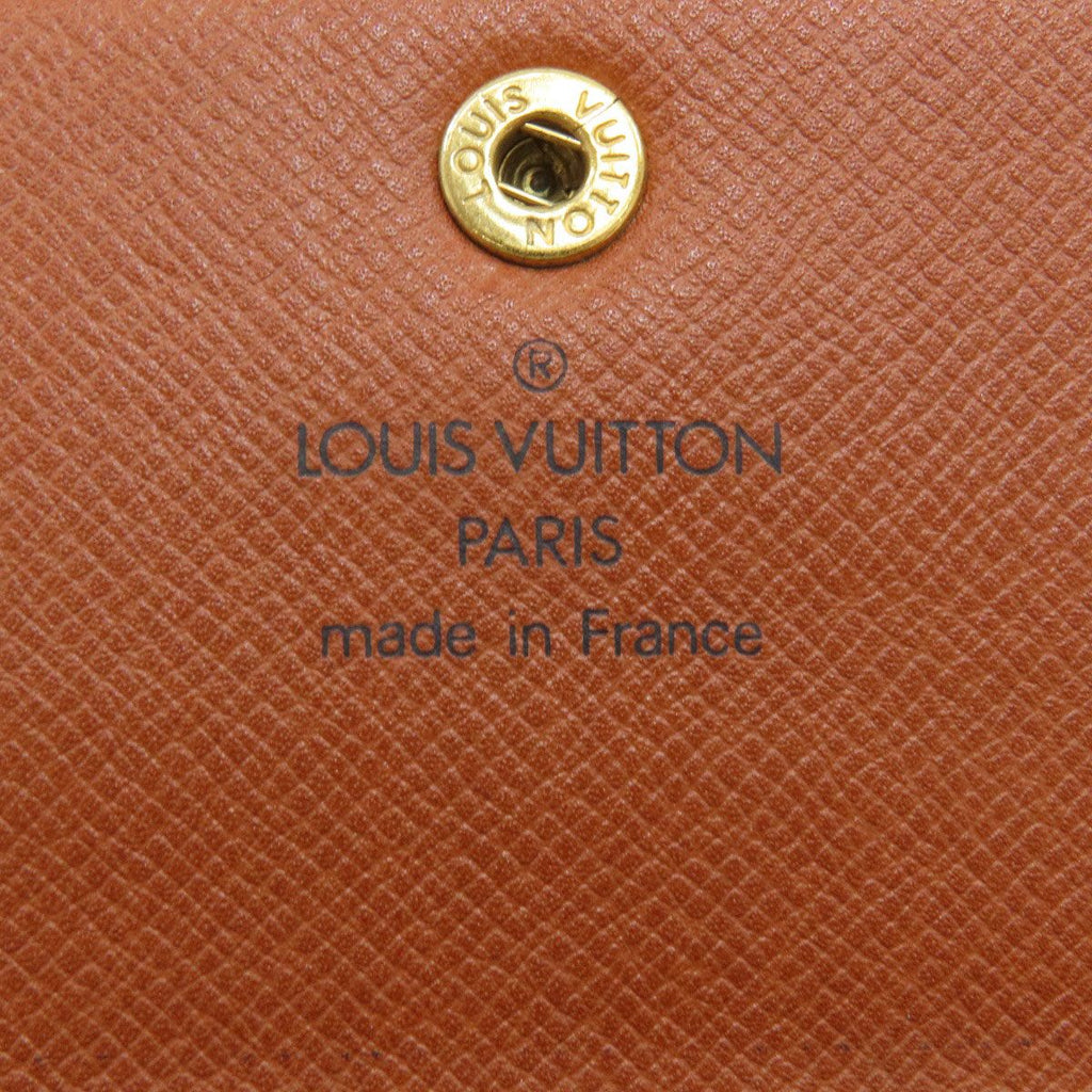 Louis Vuitton Porte Tresor Etui Papiers Trifold Wallet Monogram Canvas — view 7
