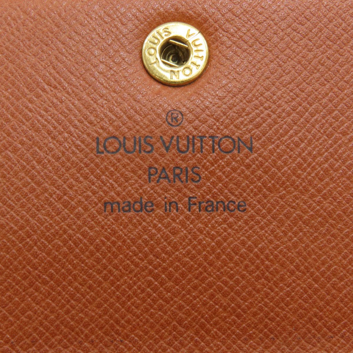 Louis Vuitton Porte Tresor Etui Papiers Trifold Wallet Monogram Canvas — view 7