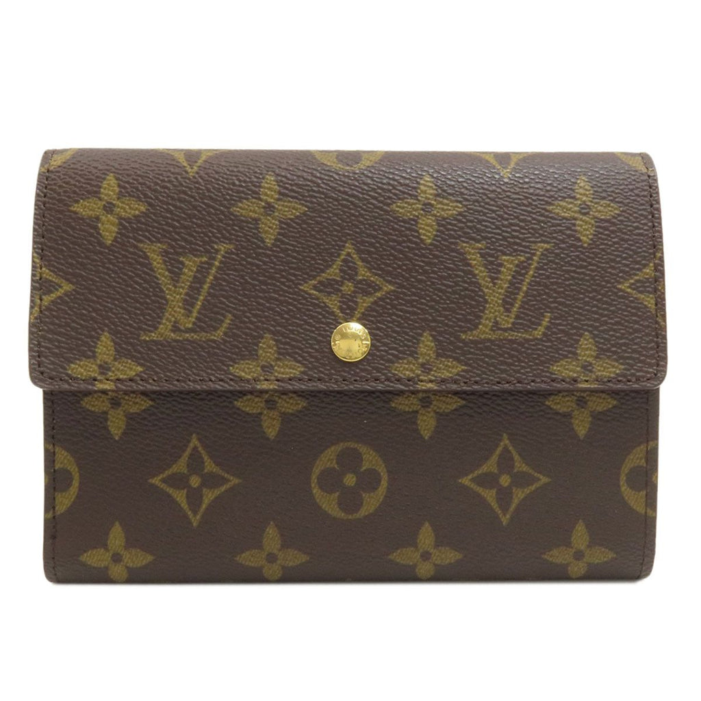 Louis Vuitton Porte Tresor Etui Papiers Trifold Wallet Monogram Canvas