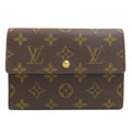 Louis Vuitton Porte Tresor Etui Papiers Trifold Wallet Monogram Canvas