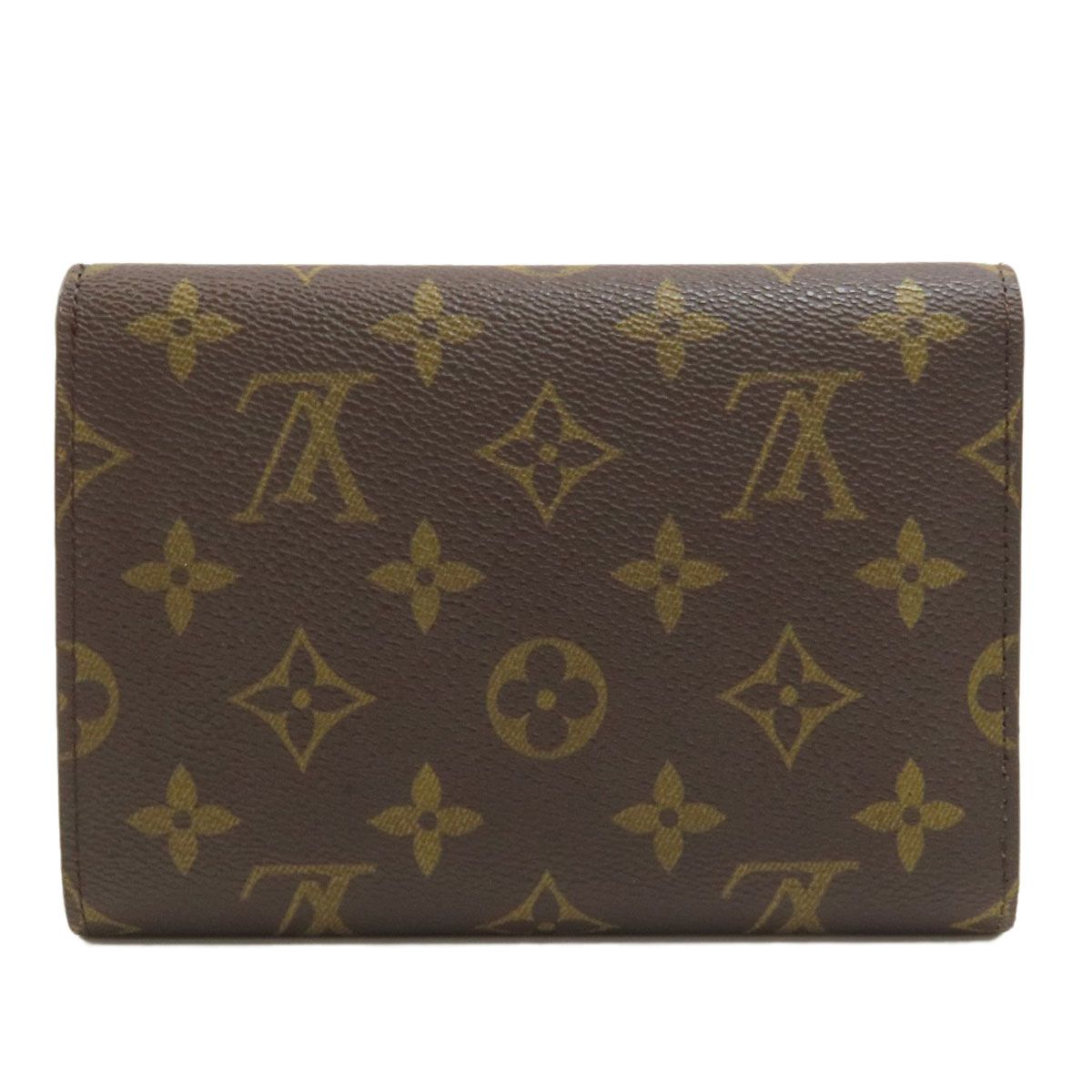 Louis Vuitton Porte Tresor Etui Papiers Trifold Wallet Monogram Canvas — view 2