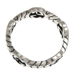 Gucci Interlocking G Chain Ring Silver — view 4