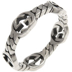 Gucci Interlocking G Chain Ring Silver — view 2