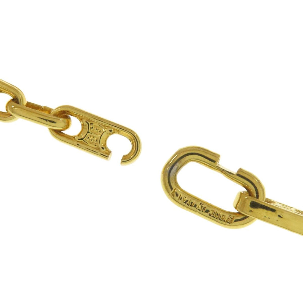 Celine Triomphe Chain Necklace Metal — view 4