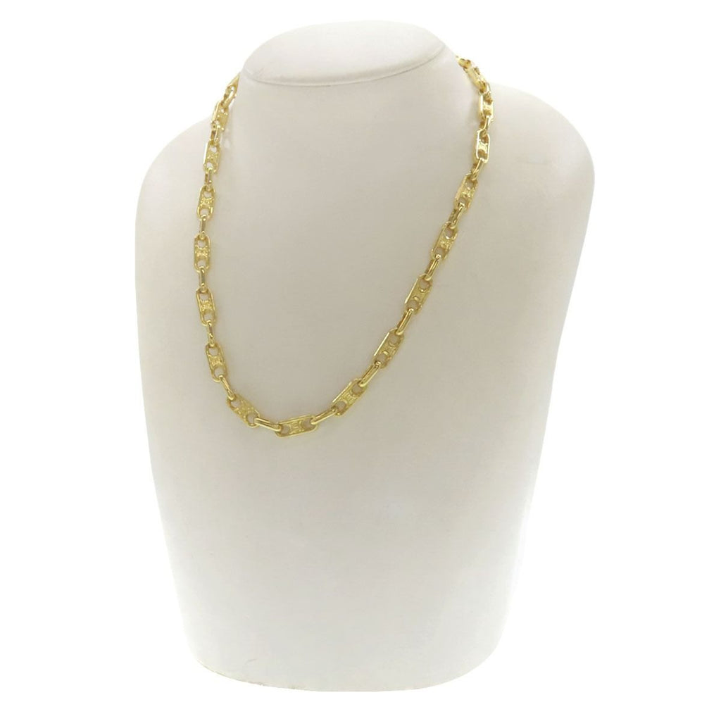 Celine Triomphe Chain Necklace Metal — view 5