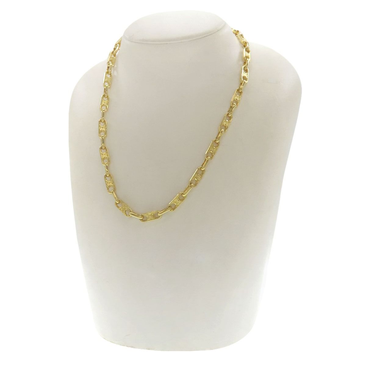 Celine Triomphe Chain Necklace Metal — view 5