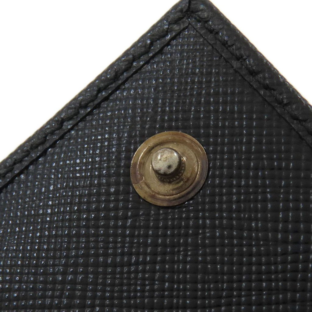 Prada Triangle Logo Key Case Saffiano Key Holder — view 8