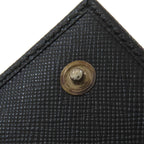 Prada Triangle Logo Key Case Saffiano Key Holder — view 8