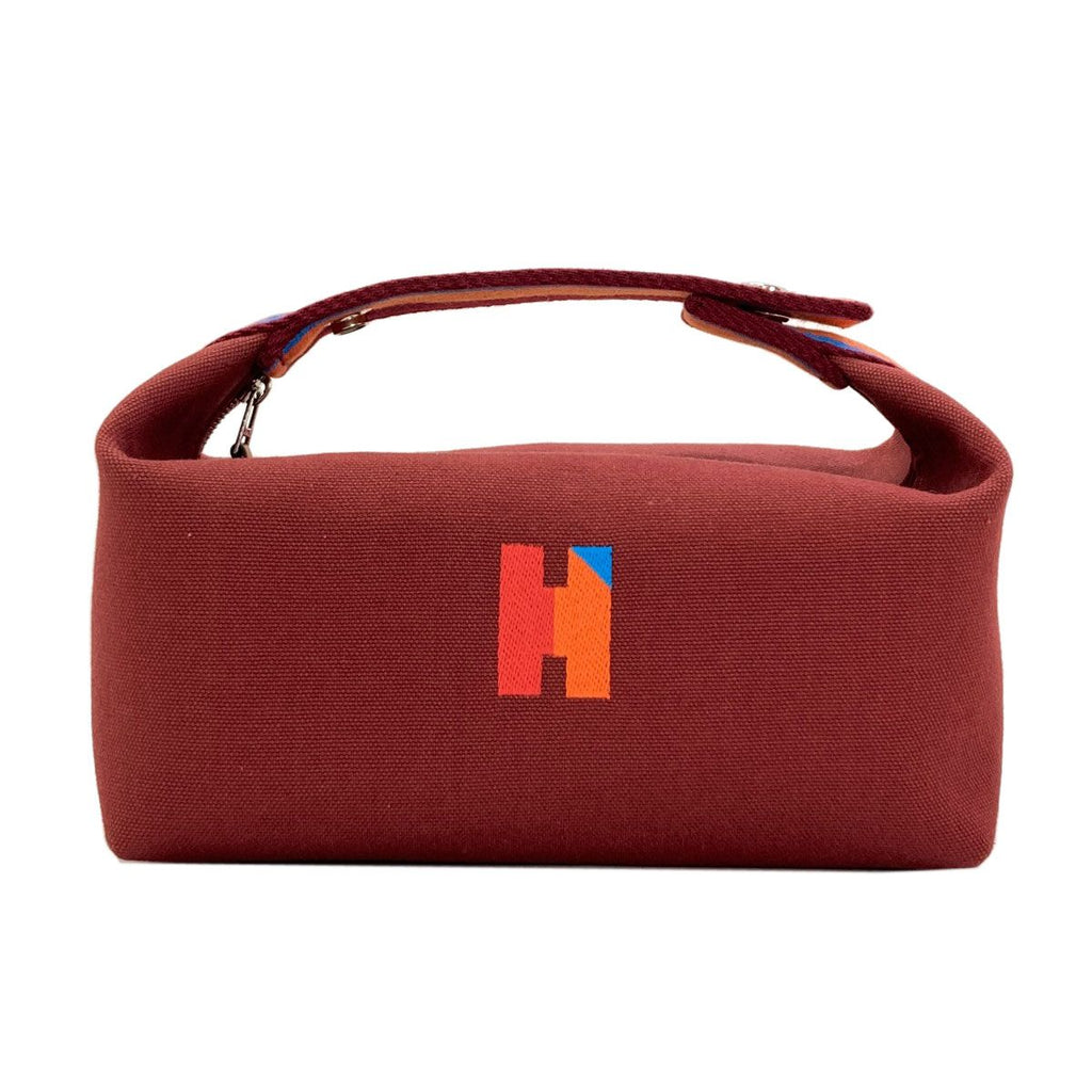 Hermes Bride-a-Brac PM Silver Handbag Canvas