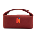 Hermes Bride-a-Brac PM Silver Handbag Canvas