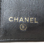 Chanel Quilted Compact Wallet Gold Trifold Lambskin — view 7
