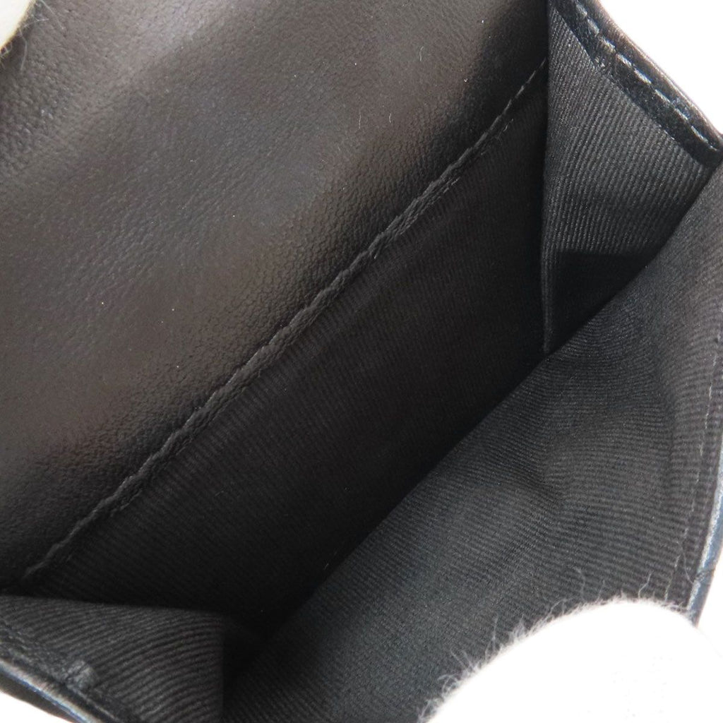 Chanel Quilted Compact Wallet Gold Trifold Lambskin — view 6