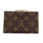 Louis Vuitton Kiss Lock Wallet Coin Purse Monogram Canvas — view 2