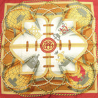 Hermes Carre 90 Horse Formal Wear Scarf Silk — view 3