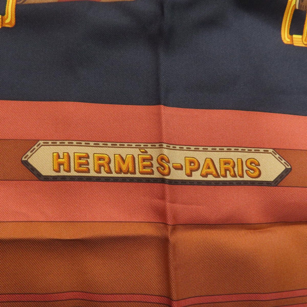 Hermes Carre 90 Suspender Belt Scarf Silk — view 4