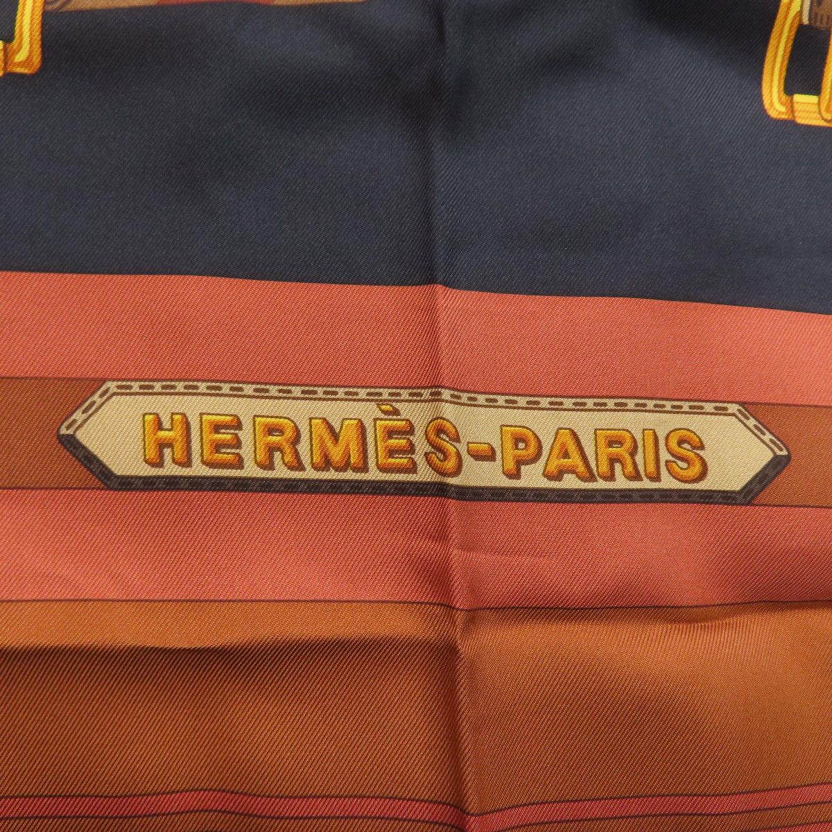 Hermes Carre 90 Suspender Belt Scarf Silk — view 4