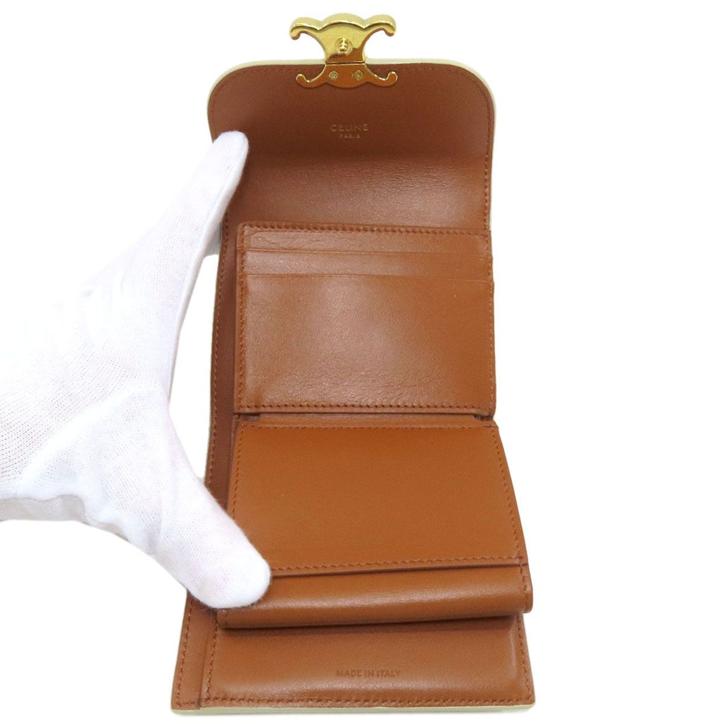 Celine Small Flap Wallet Trifold Leather — view 5