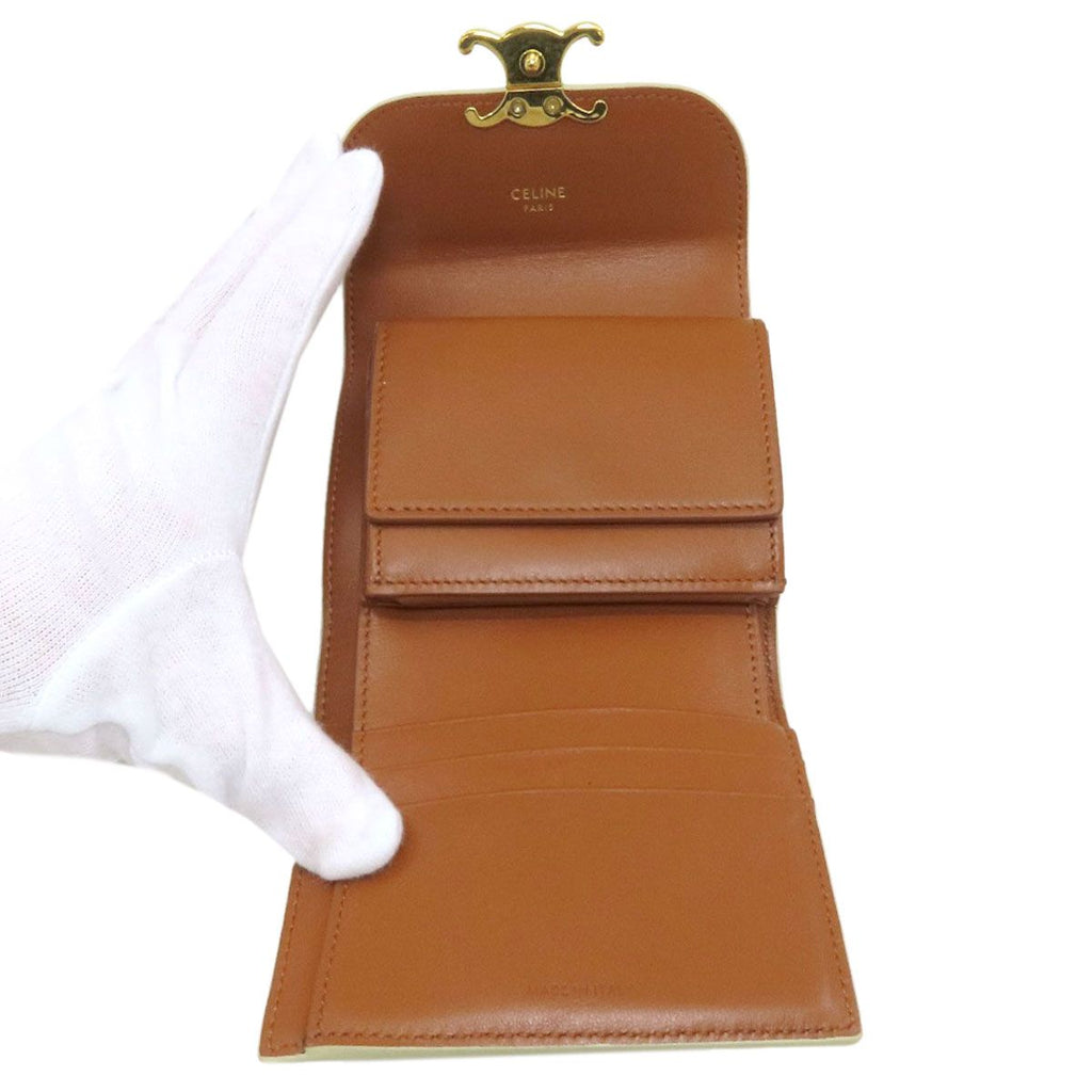 Celine Small Flap Wallet Trifold Leather — view 4