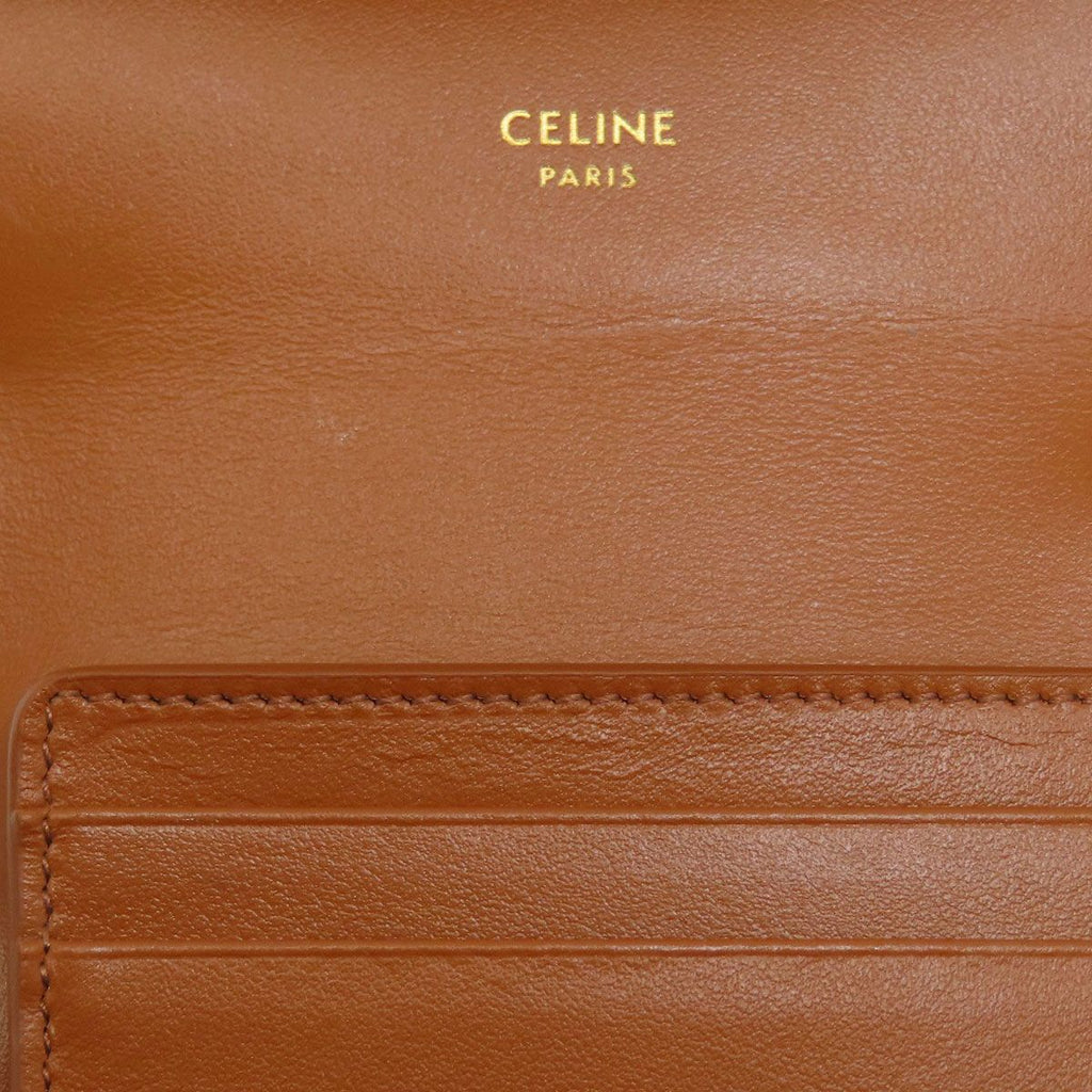 Celine Small Flap Wallet Trifold Leather — view 8