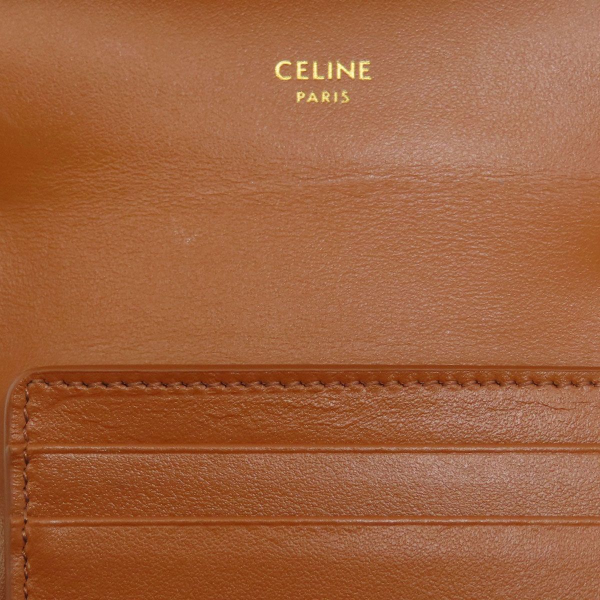 Celine Small Flap Wallet Trifold Leather — view 8