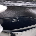 Hermes Bearn Compact Silver Bifold Wallet — view 7