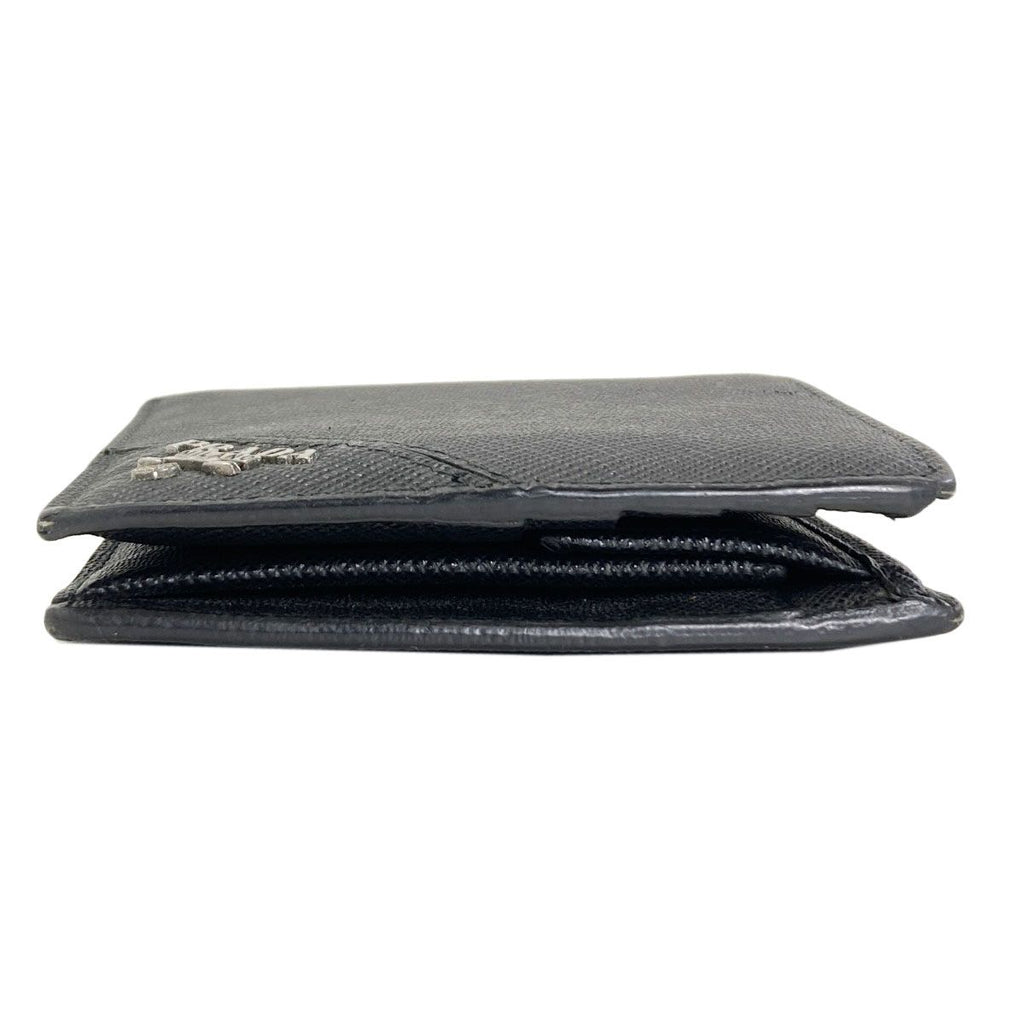 Prada Logo Bifold Wallet Saffiano — view 3