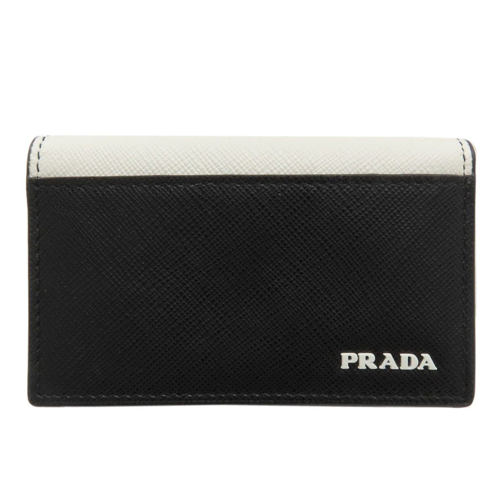 Prada Logo Card Case Saffiano