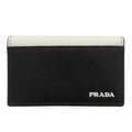 Prada Logo Card Case Saffiano