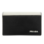 Prada Logo Card Case Saffiano