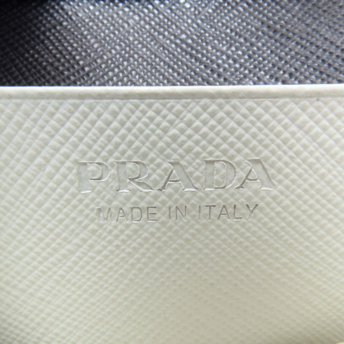 Prada Logo Card Case Saffiano — view 6