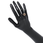 Hermes Ring Echappee PM Diamond Total 18k Pink Gold — view 4