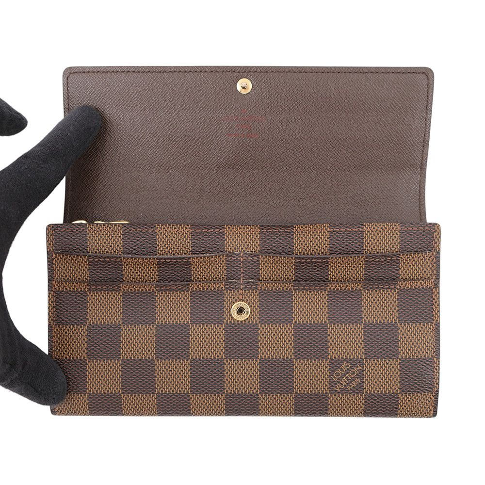 Louis Vuitton Wallet Damier Ebene Portefeuille Sarah Vintage — view 4