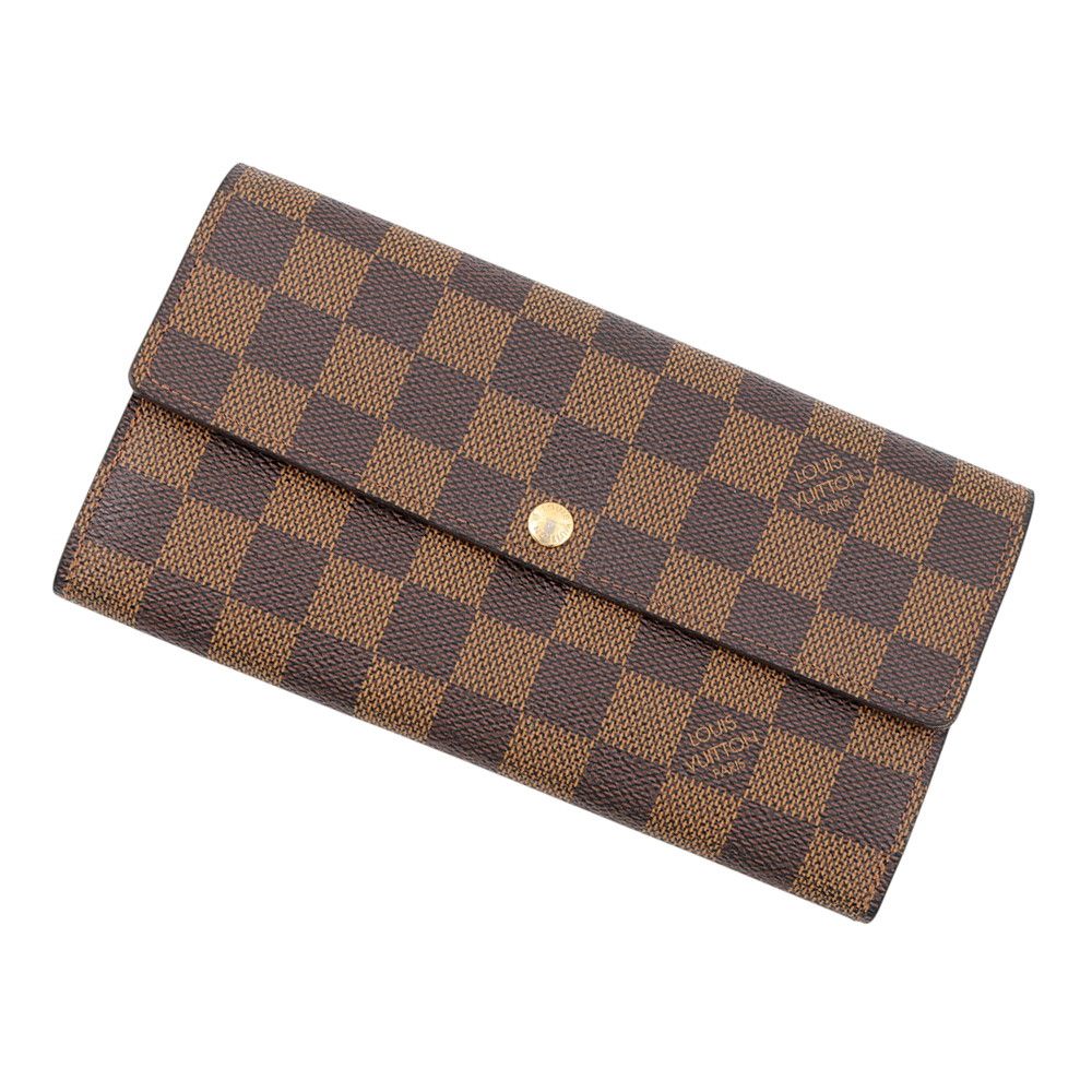 Louis Vuitton Wallet Damier Ebene Portefeuille Sarah Vintage