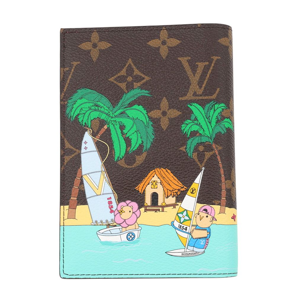 Louis Vuitton Passport Case Monogram Vivienne Couverture NM Sai Ring Yacht — view 3