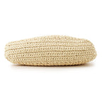 Prada Tote Bag Logo Crochet Small Raffia — view 3