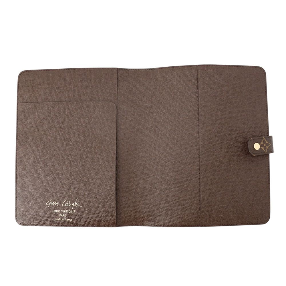 Louis Vuitton Notebook Cover Monogram Agenda Bureau MM Diary Gray Coddington — view 4