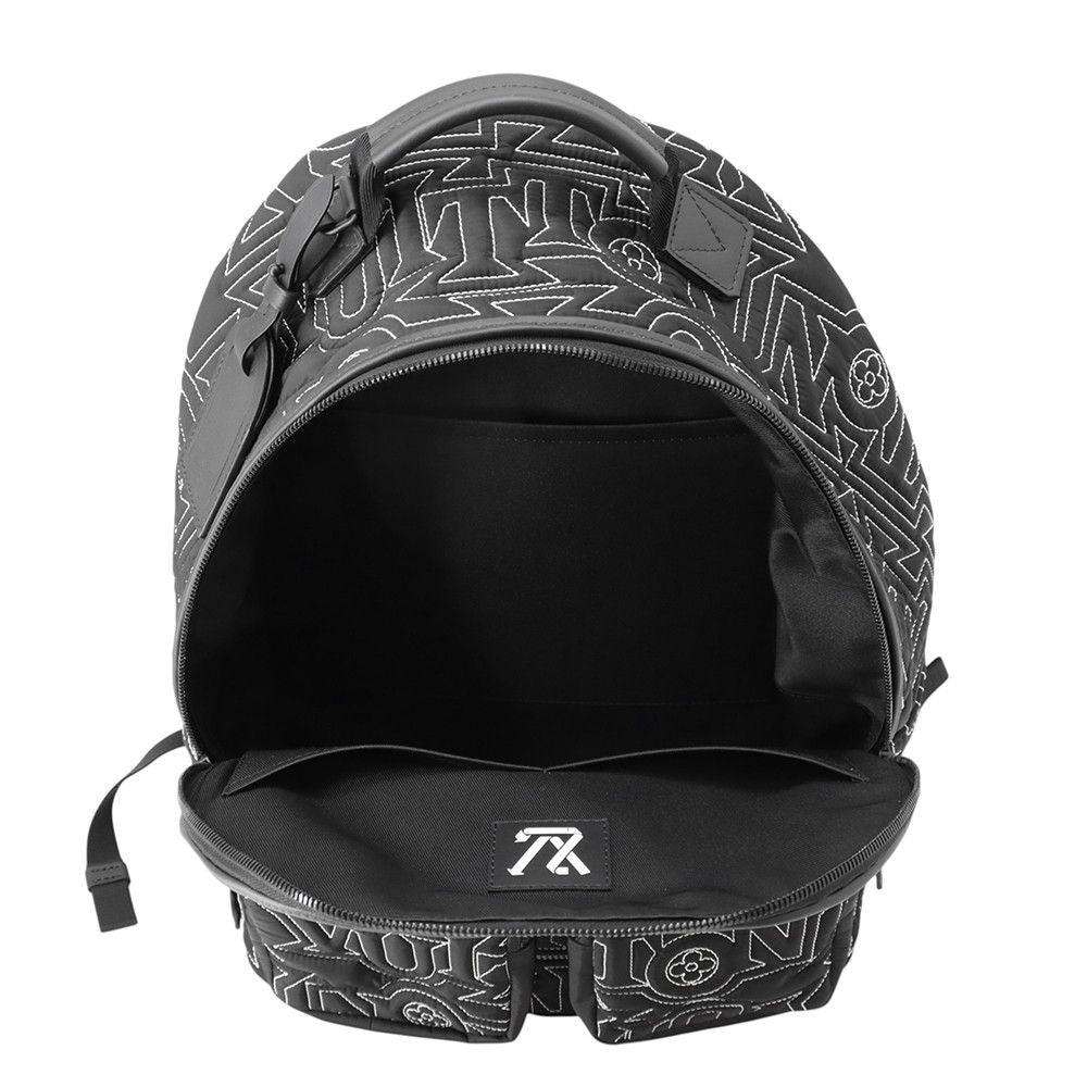 Louis Vuitton Backpack Snow Capsule Collection Multi Pocket Nylon Black — view 5